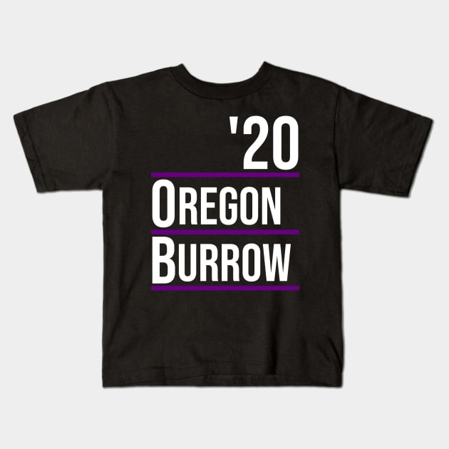 Orgeron Burrow 2020 T-Shirt Kids T-Shirt by moohe